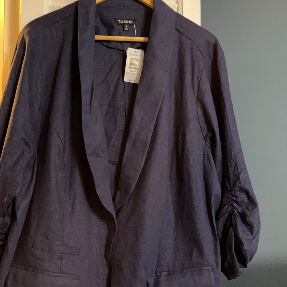 Nwt linen blazer